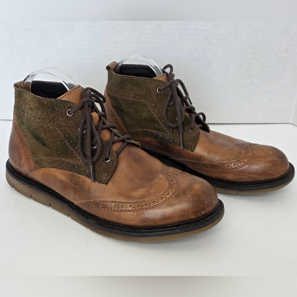 Bed Stü Men's Distressed Boots  'Iliad' Wingtip Chukka Size 9